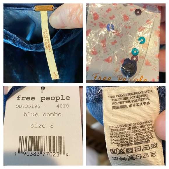 Free People Jill’s velvet sequin swing dress - Picture 14 of 14